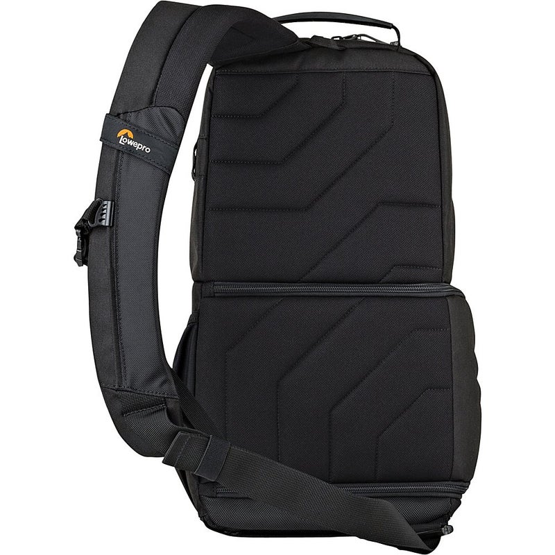 Lowepro لو برو LP36899PWW سلاينغ شوت إيدج 250 AW - حزام آمن، نحيف، ذكي وواقٍ لكاميرا DSLR مدمجة أو DJI مافيك برو/مافيك برو بلاتينيوم، أسود، 9.06 × 4.72 × 8.27 إنش - Image 3